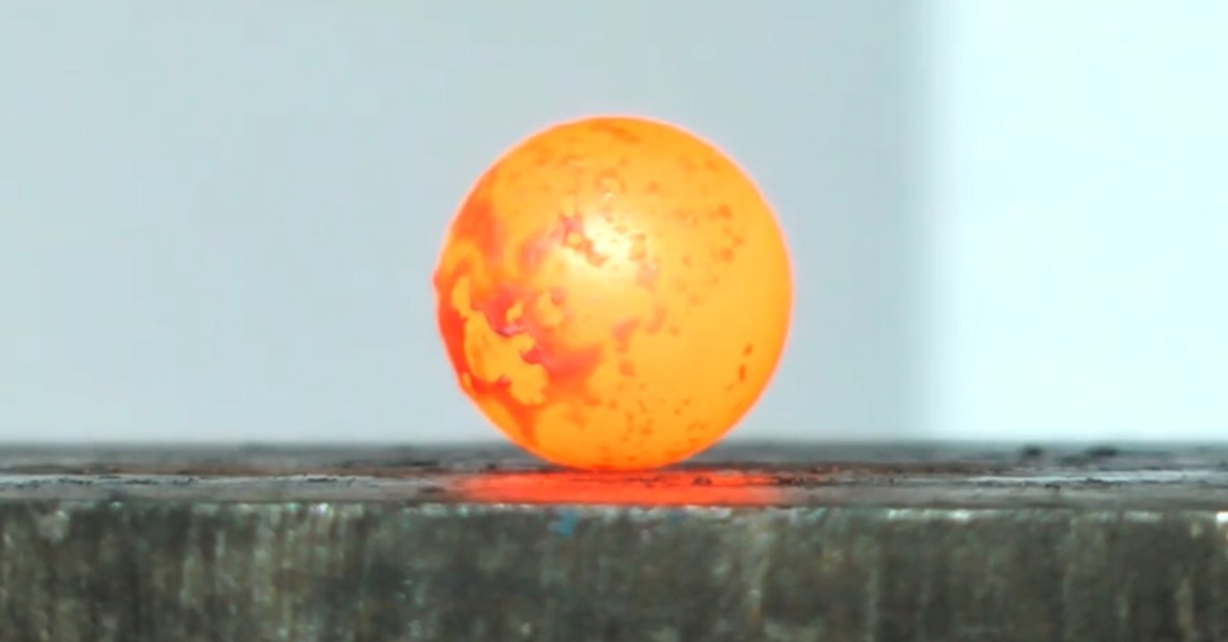 Fire Nickel Ball And The Hydraulicc Press!