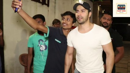 Varun Dhawan doing Amazing Workout In GYM