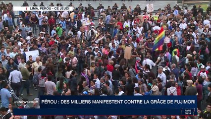 Pérou : manifestation contre la grâce de Fujimori