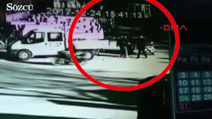 Kaza sonrası tartıştı, öldürme anı kamerada