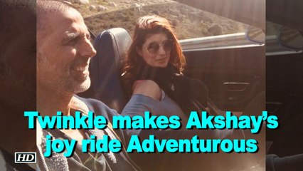 Twinkle makes Akshay’s every ride Adventurous