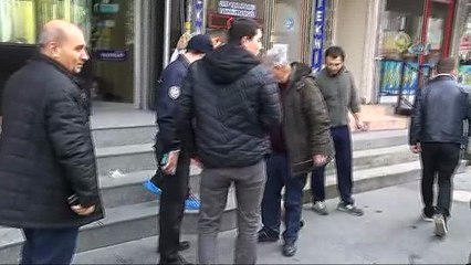 Kuyumcudaki çatışma ve sonrası kameralara yansıdı