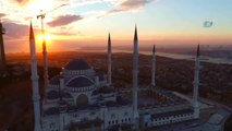 Yüzde 90'ı Bitti: Çamlıca Camii Havadan Görüntülendi