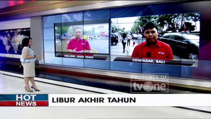 Suasana Keramaian Libur Akhir Tahun di Malang, Jawa Timur
