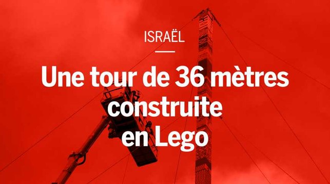 Tel-Aviv construit la plus haute tour construite en Lego au monde