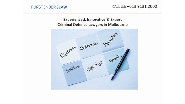 Experienced, Innovative & Expert Criminal Defence Lawyers in Melbourne