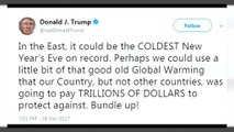 Trump ironiza sobre el calentamiento global, que 