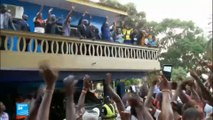 أنصار جورج ويا يحتفلون بوصوله إلى سدة الرئاسة في ليبيريا