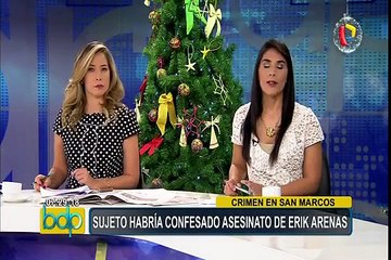 Universidad San Marcos: sujeto habría confesado que asesinó a Erick Arenas