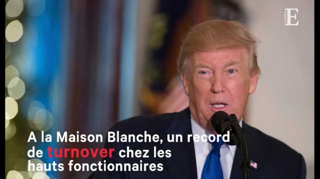 A la Maison Blanche, un record de turnover chez les hauts fonctionnaires