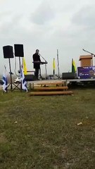 Ataque con cohetes desde Gaza durante la ceremonia conmemorativa a Oron Shaul