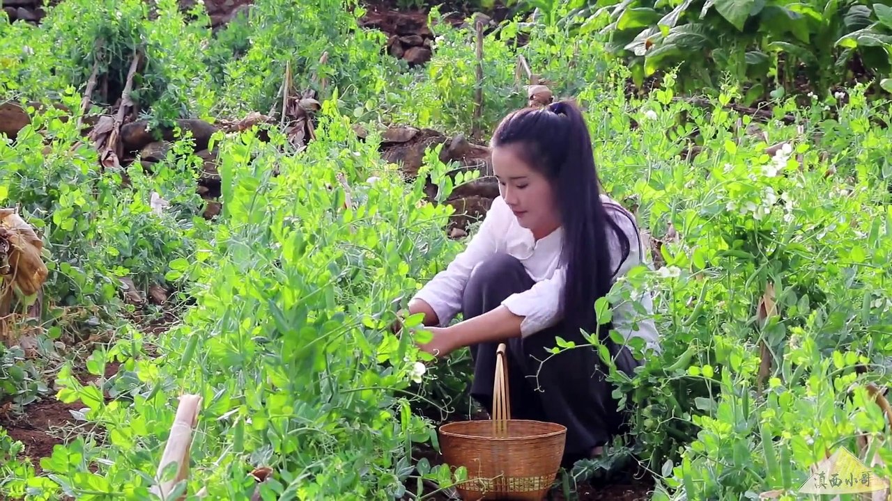 [Điền Tây Tiểu Ca] Cơm Đậu Hà Lan Thịt Chân Giò Hun Khói