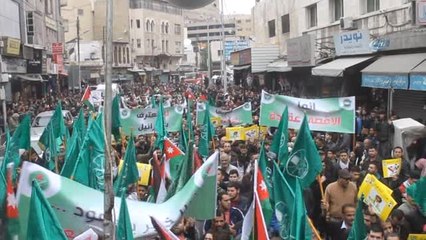 Ürdün'de ABD'nin Kudüs Kararı Protesto Edildi