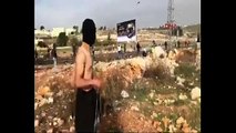 Filistinli göstericilere işgalci İsrail askeri ateş açtı 7 yaralı