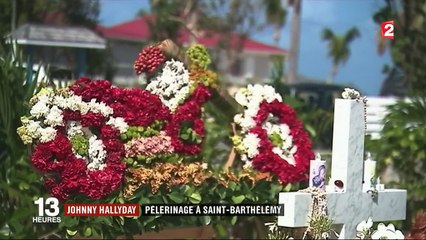 A Saint-Barthélemy, les fans de Johnny Hallyday commencent leur pèlerinage