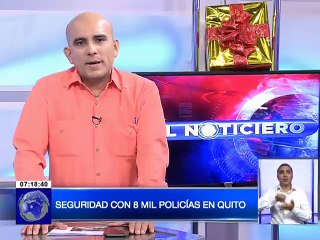 Seguridad con 8 mil policías en Quito