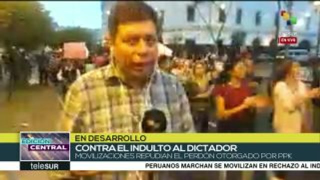 Peruanos marchan este jueves en repudio al indulto a Fujimori
