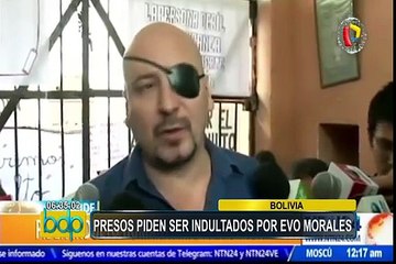 Bolivia: Reos piden indulto humanitario al presidente Evo Morales