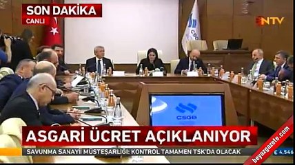 Yeni asgari ücret belli oldu