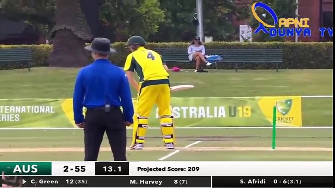 Shaheen Afridi Brilliant Bowling Proves Wasism Akram,s Duplicate Pakistan VS Australi U19