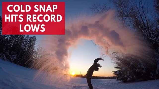 Record temperatures recorded In Northeast cold snap