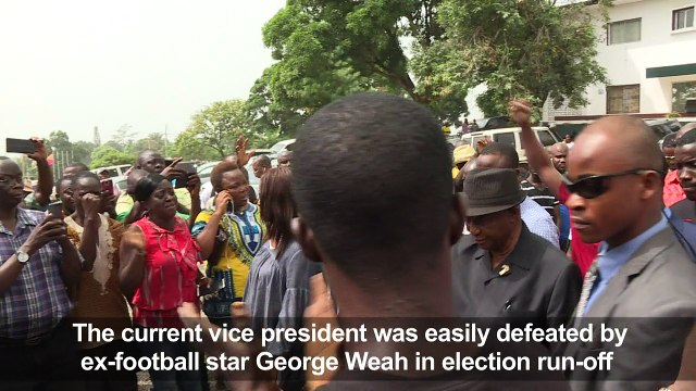 Liberian presidential candidate Boakai accepts electoral defeat