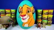 GIANT SIMBA Surprise Egg Play Doh - The Lion King Toys Disney POP TMNT Adventure Time , Cartoons animated movies 2018