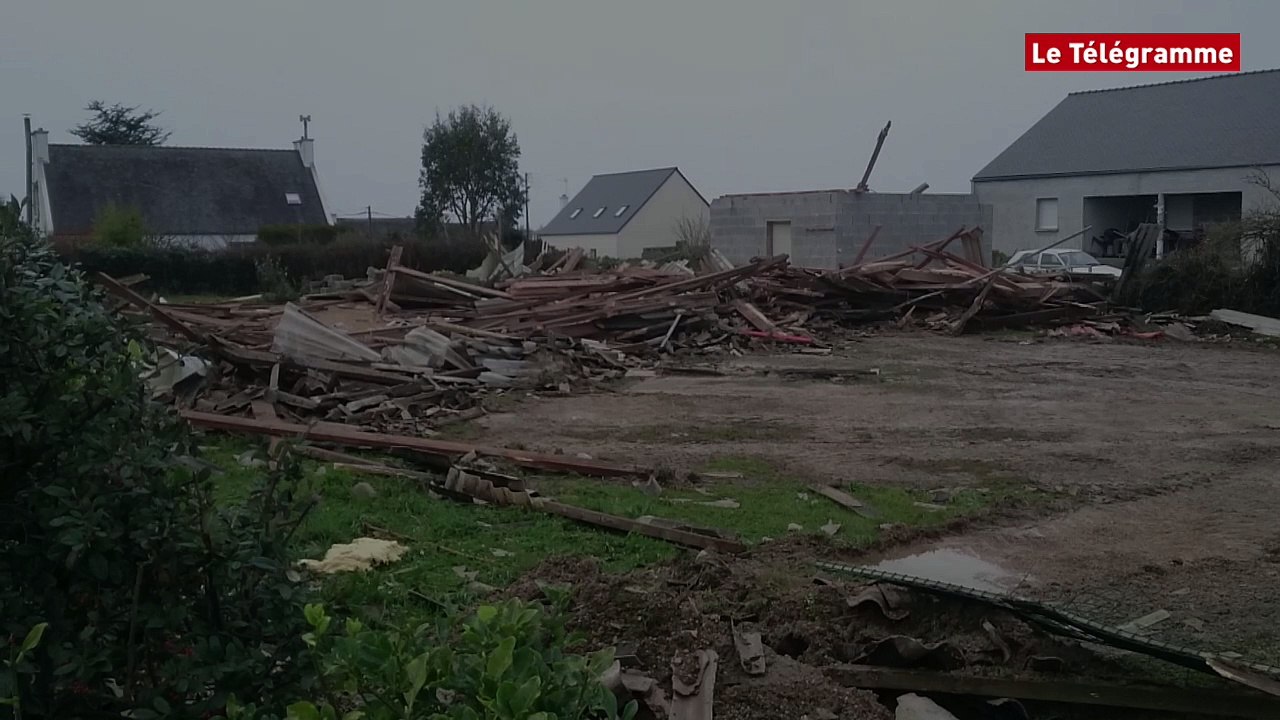 Nord-Finistère. Une mini tornade cause d'importants dégâts
