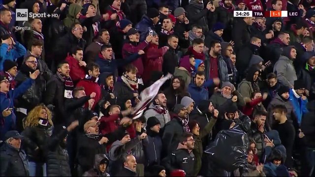 1-1 Jacopo Murano Goal Italy Serie C Girone C - 29.12.2017 Trapani Calcio 1-1 US Lecce