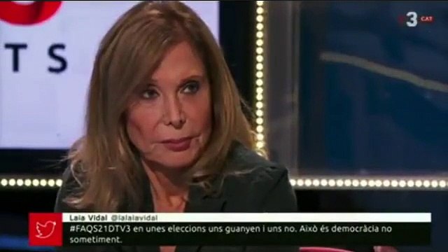 Pilar Rahola se pone a llorar en TV3 porque los Jordis, Junqueras y Forn están en la cárcel