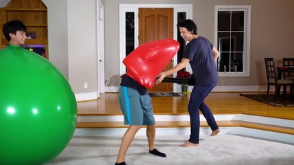 TRAPPED Inside A GIANT BALLOON!