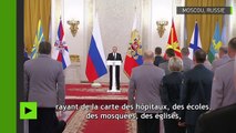 RUSSIE Céremonie de remise de décorations aux militaires au Kremlin