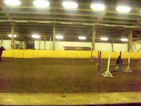 ma lillOu en saut d'Obstacle et mOi (jument championne)