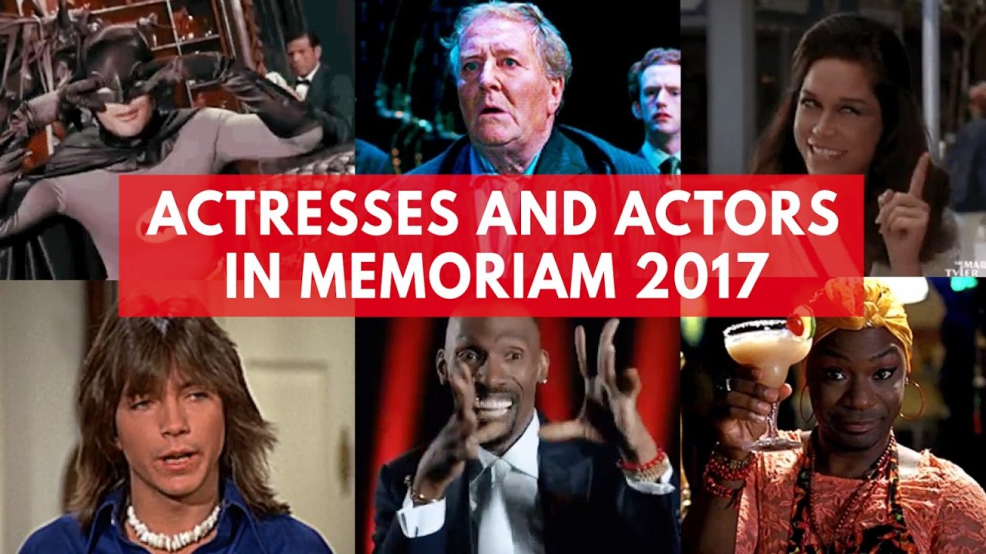 Actors and actresses who passed away in 2017