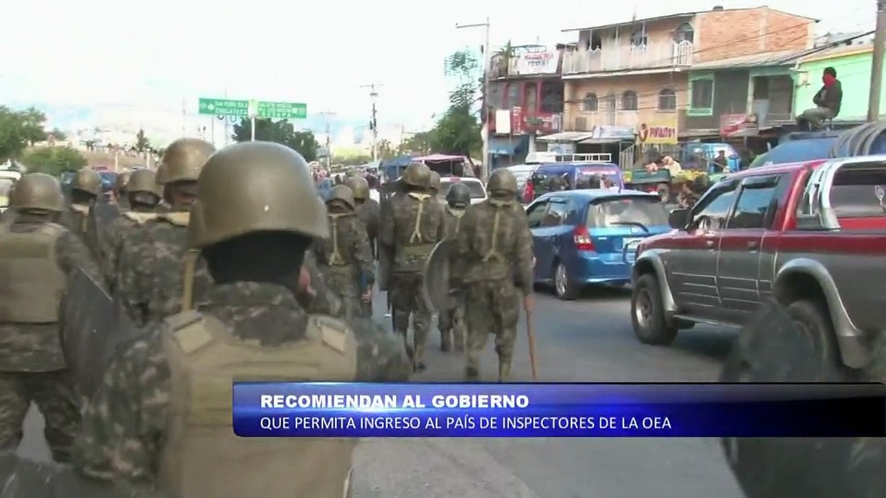 Recomiendan al gobierno que permita ingreso al país de inspectores de la OEA