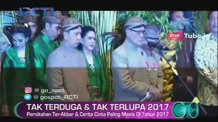 Pernikahan Terakbar dan Cerita Cinta Paling Manis di Tahun 2017