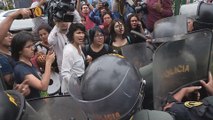 Opositores al indulto a Alberto Fujimori llegan a la clínica donde está internado