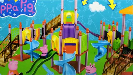 Peppa Pig  Playground Construction Toys Mega Blocks Playset Video