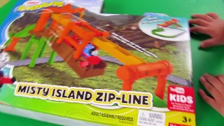 Thomas and Friends _ Thomas Adventures Misty Island Zipline with Thomas Train! Fun Toy Trains