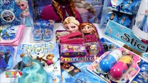 Frozen Disney Elsa   Anna Frozen Funny Huge Surprise Boxes Frozen Surprise Toys Video by