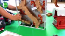 Minecraft _ Hot Wheels Minecraft Mine Playset!! Toy Cars for K