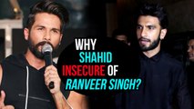 Shahid Kapoor INSECURE Of Ranveer Singh Again, Fires His Talent Company