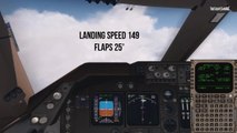Crazy GO AROUND during a Hurricane | New Flight Simulator 2017 [P3D 4.0 - Ultra Realism]