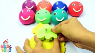 Learning Colours With Play Doh Smiley Face F
