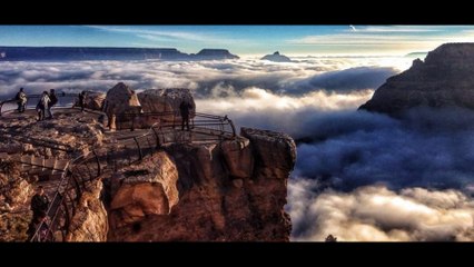 10 Breathtaking Images Of A Rare Fog Rolling Over The Grand Canyon
