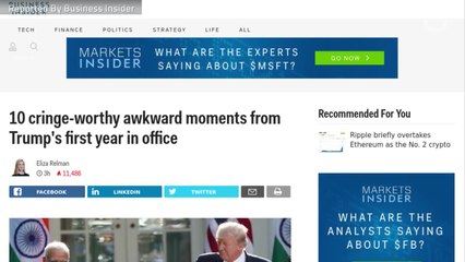 Trump's Most Face-Palming Moment Of 2017