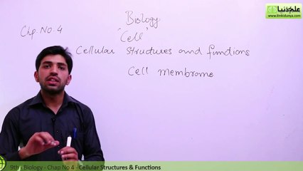 Cell Membrane Biology - Biology Chapter 4 Cell biology - 9th Class - YouTube