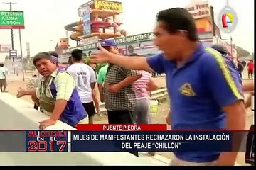Sucedió en el 2017: así fueron las protestas en rechazo a la instalación del peaje Chillón