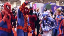 SPIDER-MAN  Spider-Verse Comic Con Invasion 2 | Superheroes | Spiderman | Superman | Frozen Elsa | Joker
