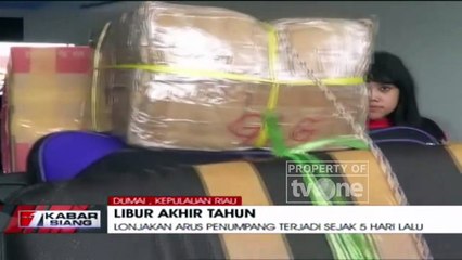 Lonjakan Penumpang di Pelabuhan Internasional Dumai, Riau